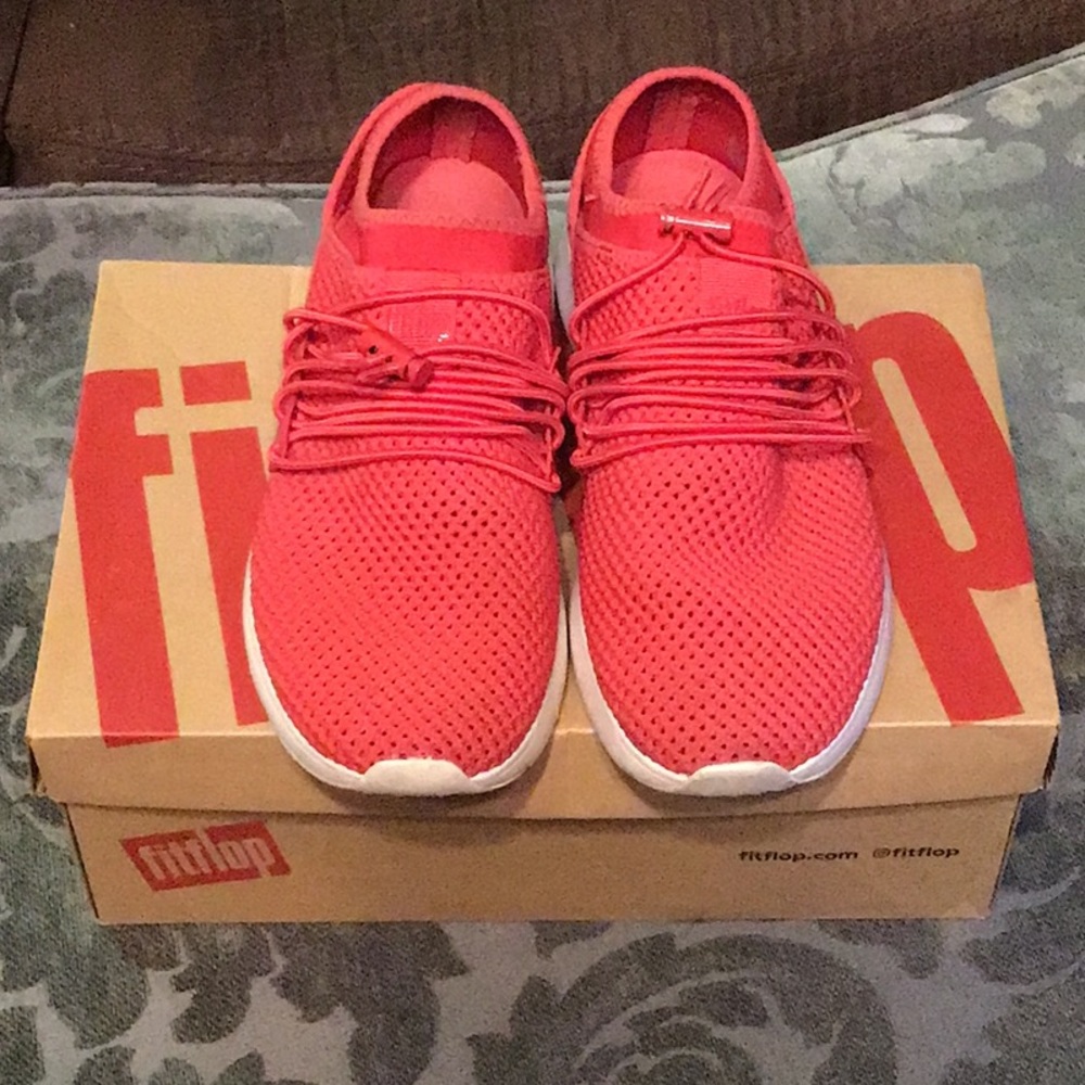 AIRMESH LACE UP PASSION RED SNEAKERS - Picture 3 of 10